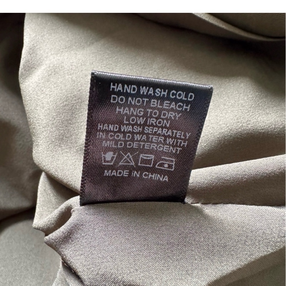 Tuckernuck Olive Twill Ariella Mini Dress XXXL | Puff Sleeve Utility Style NWT - Picture 7 of 12